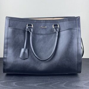 LOVEVOOK Laptop Tote Bag Women 15.6 Waterproof PU Leather Work Office Bag